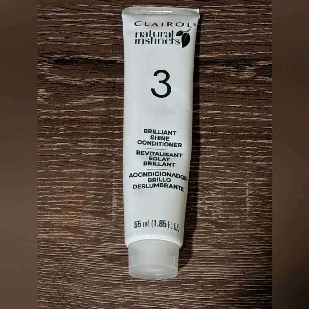 NEW: CLAIROL NATURAL INSTINCTS BRILLIANT SHINE CONDITIONER - LOT OF 4 - Picture 2 of 3
